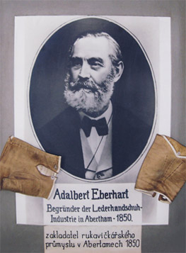 Adalbert Eberhart, Begründer der Lederhandschuh-Industrie in Abertham/Erzgebirge